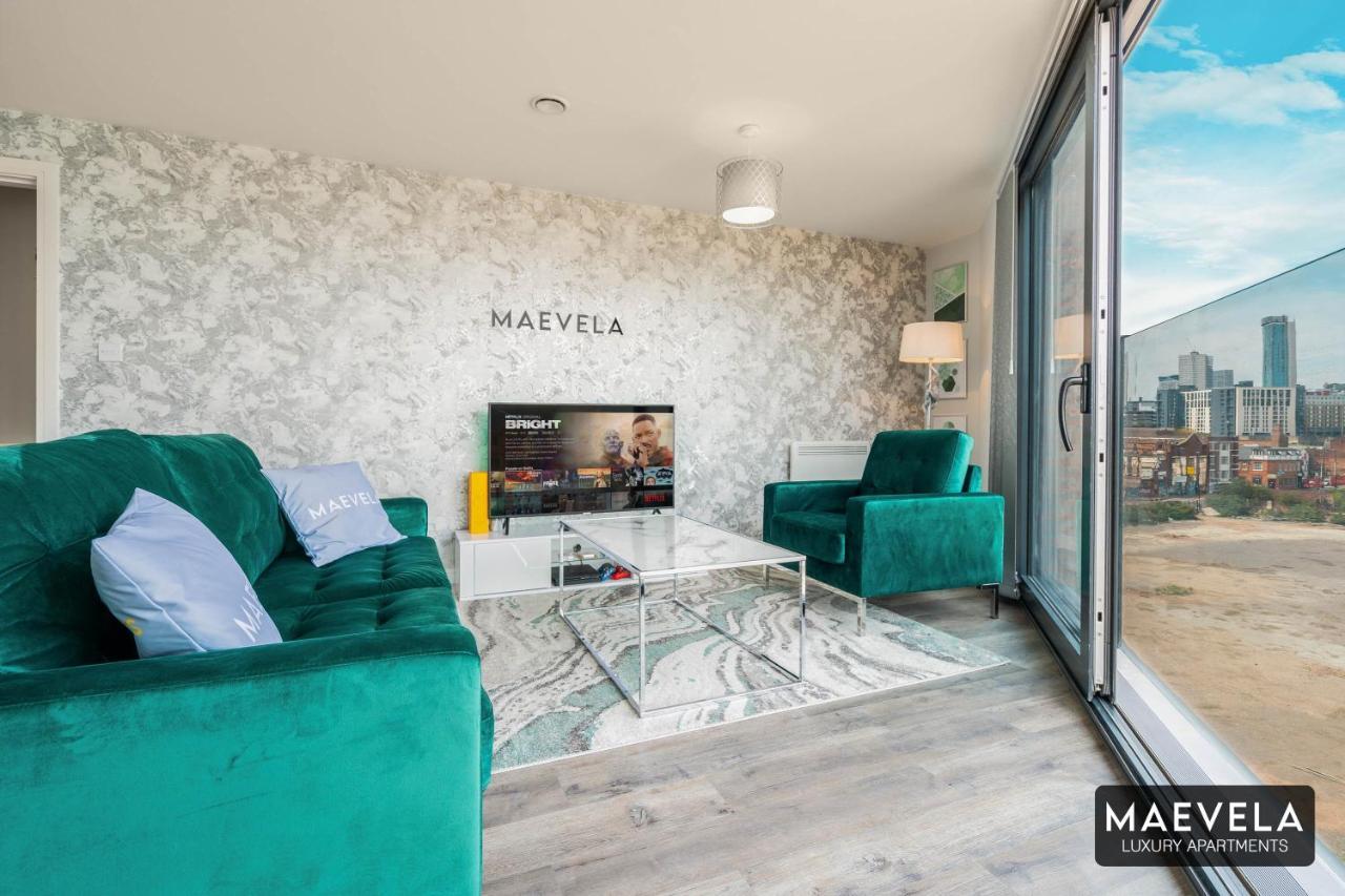 Maevela Apartments - Luxury Top Floor Penthouse - With Parking - 2 Bedroom New Build Apartment ✪ City Centre, Digbeth ✓ With Huge Patio Sliding Doors - City View - Rooftop Terrace - Ps4 & Smart Tv'S バーミンガム エクステリア 写真