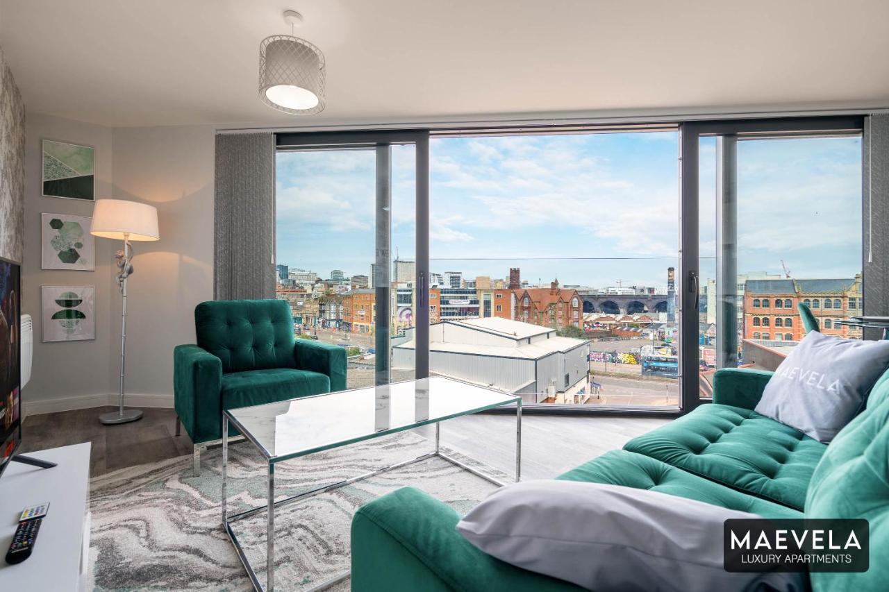Maevela Apartments - Luxury Top Floor Penthouse - With Parking - 2 Bedroom New Build Apartment ✪ City Centre, Digbeth ✓ With Huge Patio Sliding Doors - City View - Rooftop Terrace - Ps4 & Smart Tv'S バーミンガム エクステリア 写真
