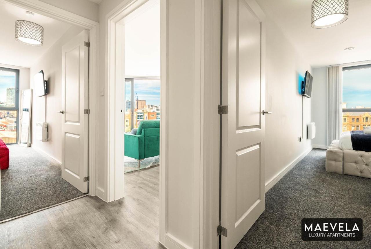 Maevela Apartments - Luxury Top Floor Penthouse - With Parking - 2 Bedroom New Build Apartment ✪ City Centre, Digbeth ✓ With Huge Patio Sliding Doors - City View - Rooftop Terrace - Ps4 & Smart Tv'S バーミンガム エクステリア 写真