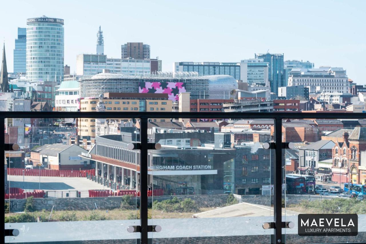 Maevela Apartments - Luxury Top Floor Penthouse - With Parking - 2 Bedroom New Build Apartment ✪ City Centre, Digbeth ✓ With Huge Patio Sliding Doors - City View - Rooftop Terrace - Ps4 & Smart Tv'S バーミンガム エクステリア 写真